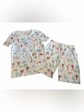 Petidoux LOBSTERS ON VACATION SUMMER PAJAMAS